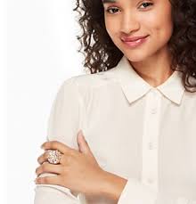 99 Kate Spade pick a pearl crystal cocktail ring 8