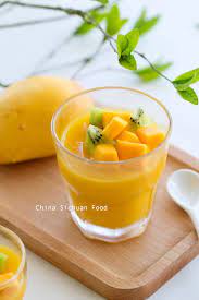 Chinese Mango Pudding Mango Pudding Desserts Chinese Dessert