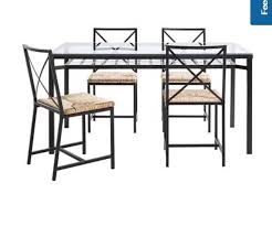 Ikea glivarp expandable glass dining. Ikea Glass Dining Table Furniture Tables Chairs On Carousell