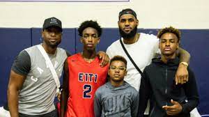 Los angeles lakers star lebron james has said on multiple occasions that he wants to one day play in the nba alongside his eldest son, bronny. Appreciate It Uncle Bronny James Responds To Dwyane Wade S Praise For His Game And Lebron James Coaching The Sportsrush