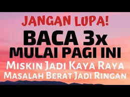 Manusia hanya tinggal berdoa dan berusaha (ihtiar). 20 Doa Mustajab Rezeki Melimpah Pictures Sipeti