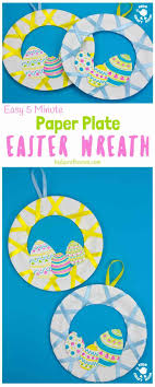 Plus, it's an easy easter craft for kids, so the whole family can get involved! Easy Peasy Paper Plate Easter Wreath Kids Craft Room