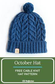 Bit.ly/38brraz bernat softee chunky yarn: Knitted Hat Patterns On Circular Needles Knitfarious Cable Knit Hat Pattern Knitted Hats Hat Pattern