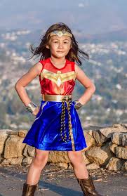 Wonder Woman Girls Costume Inspired Kids Halloween Costume Etsy Warrior Princess Costume Girl Costumes Wonder Woman Costume