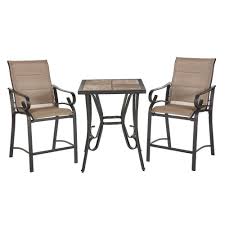 Hampton Bay Bistro Patio Set In 2020 Patio Dining Furniture Outdoor Bistro Set Bistro Patio Set