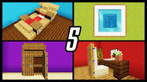 It includes various items like, couches, chairs, tvs, ovens, computers, and much more. Minecraft 5 Furniture Designs For Beginners Build Hacks And Ideas Youtube