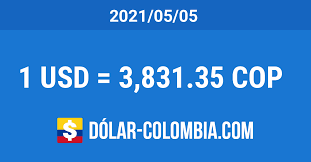 El precio del dólar en colombia para hoy domingo 02 de mayo de 2021 es de: Rnubd0el8 Yedm