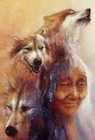 Howling Wolves Paintings for Sale