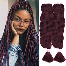 Get deals with coupon and discount code! Amazon Com Christmas Gifts 2 Pack Jumbo Braiding Hair Wine Red Color Xpression Braiding Fiber Hair Extensions African Jumbo Braids For Twist Corchet 165g Pcs 84inch 99j Beauty Personal Care