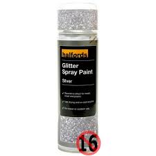 Other paint, stain & varnish. Halfords Glitter Spray Paint 300ml Halfords Uk