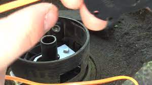 Cut two separate pieces of string. Ryobi One Line Trimmer How To Replace The Line Youtube