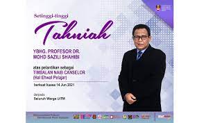 Fakulti menghantar borang permohonan yang telah diperakukan ke pejabat timbalan naib canselor (akademik & antarabangsa). Bernama Prof Dr Mohd Sazili Dilantik Timbalan Naib Canselor Uitm Baharu