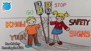 Road safety campaign view more >> singapore road safety awards (srsa) the singapore road safety council (srsc) is an organisation set up to promote road safety awareness in singapore. City Road Safety Drawing Poster For Kids Youtube
