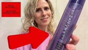 Amazon.com: Paul Mitchell Platinum Blonde Purple Toning Spray, Cools  Brassiness, Eliminates Warmth, For Color-Treated Hair + Naturally Light  Hair Colors 5.1 fl oz : Beauty & Personal Care