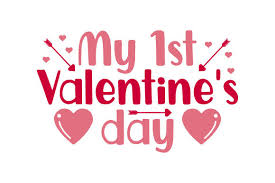 Download My 1st Valentine S Day Svg Cut File By Creative Fabrica Crafts Creative Fabrica PSD Mockup Templates