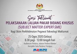 Calon bagi lantikan hendaklah memiliki kelayakan seperti berikut: Mampu Jabatan Perdana Menteri Hebahan Sesi Taklimat Pelaksanaan Laluan Pakar Bidang Khusus Subject Matter Expert Sme Bagi Skim Perkhidmatan Pegawai Teknologi Maklumat Perkhidmatan Bukan Gunasama Persekutuan Unit Pemodenan Tadbiran