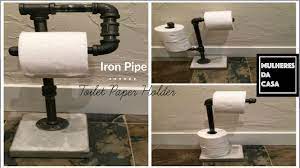 Maybe you would like to learn more about one of these? 3 Easy To Make Toilet Paper Holder With Iron Pipe How To Make Youtube