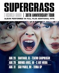 Supergrass are bringing the I Should Coco 30th anniversary celebrations to  South America! Tickets are