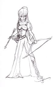 Coloring And Drawing Warrior Princess Coloring Pages