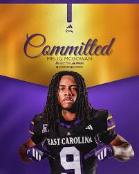 PIRATES NEWS: ECU has landed a high school recruit among all of its  transfer player news. The Pirates announced running back Meliq McGowan from  Stratford High School in Goose Creek, SC. Is