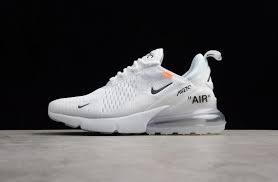 Off White X Nike Air Max 270 White Custom White Nike Shoes Nike Air Max Hype Shoes