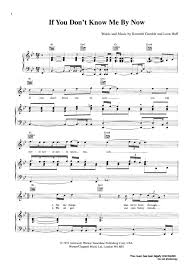 Peace!.with 2 fingers move over kanye. If You Don T Know Me By Now Klavier Gesang Gitarre Pdf Noten Von Simply Red In B Dur
