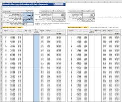 biweekly mortgage calculator with extra payments free excel