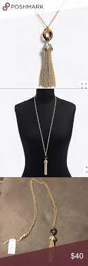 Nwt J Crew Tortoise Crystal Tassel Necklace Crystal Tassel Necklace Tassel Necklace Crystal Tassel
