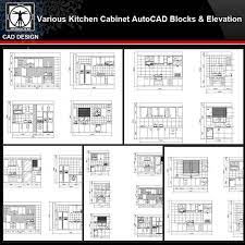 Kitchen free cad drawings free cad blocks of furniture for a kitchen. Various Kitchen Cabinet Autocad Blocks Elevation V 1 All Kinds Of Kitchen Cabinet Cad Drawings Bundle Download Autocad Blocks Drawings Details 3d Psd