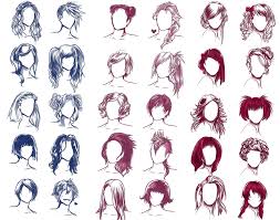 I Really Wanted To Draw Some Hair Styles How To Draw Hair Cartoon Style Drawing Curly Hair Drawing