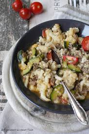Blumenkohl Zucchini Gemuse Mit Hackfleisch Experimente Aus Meiner Kuche Zucchini Gemuse Hackfleisch Einfache Gerichte