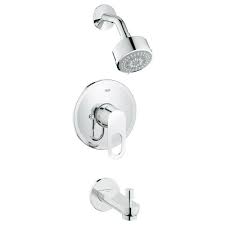 Maybe you would like to learn more about one of these? Grohe 26017000 Bauloop Tub Shower Combo In Starlight Chrome Buy Online In Angola At Angola Desertcart Com Productid 10832752