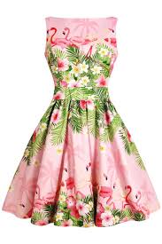 The 2017 Tea Dress Collection Is Back In A Stunning Array Of Beautiful Prints Exclusive To Lady Flamingo Dress Vintage Dresses 50s Vintage Dresses