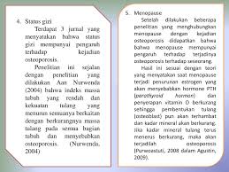 Jurnal penelitian pengaruh bimbingan karir dan pola asuh orang tua terhadap kemandirian siswa dalam memilih karir pada kelas xi jurusan teknik instalasi universitas negeri yogyakarta 2012. Faktor Resiko Kejadian Osteoporosis Ppt Download