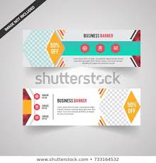Vector Business Standard Size Web Banners Set Modern Design Concept For Corporate Website Advertising Web Banner Business Banner Banner