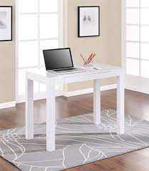 Laptop stand with drawer white. Amazon Com Ameriwood Home Parsons Desk With Drawer White With Teal Drawer Front Free F White Desk With Drawers Writing Desk With Drawers White Parsons Desk