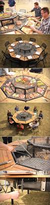 Jag Grill Is Ultimate Bbq Table Has 8 Individual Grilling Stations Bbq Table Outdoor Parties Outdoor Projects