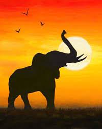 We did not find results for: Elephant Sunset Lieve Ooms Elephant Lieve O Elephant Art Easy Canvas Painting Silhouette Painting