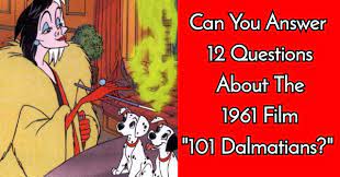 1961 trivia, history and fun facts: Can You Answer 12 Questions About The 1961 Film 101 Dalmatians Quizpug