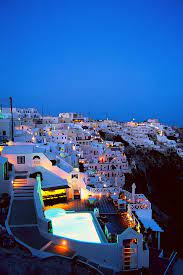 Night In Santorini Greece Santorini Wonders Of The World Greece