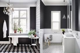 10 Inspirasi Desain Kamar Mandi Bernuansa Hitam Dan Putih