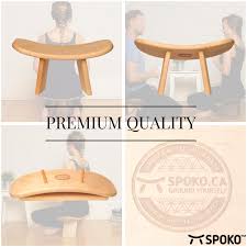 Spoko Meditation Bench Travel Version The Original Kneeling Stool Posture Certified Best Chair Low Seat For Yoga Prayer Seiza Kids Meditation Bench Meditation Stool Meditation Chair