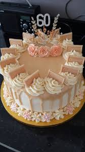 As part of the celebrations you'll need some 60th birthday cake ideas. Caramac Drip Cake For 60th Birthday Birthday Caramac Decoration Caramac Cake Buttercream Decorating Drip Cakes
