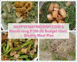 Eating clean with these 10 healthy food delivery malaysia services. Month Long P100 00 Weekly Filipino Budget Meal Plan Challenge Meal Planning Budget Meals Budget Meal Planning