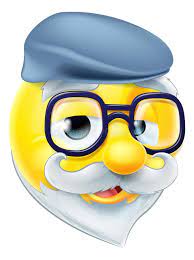 Emoticon Mayor De Emoji Del Hombre Stock De Ilustracion Funny Emoji Faces Emoticon Old Man Cartoon