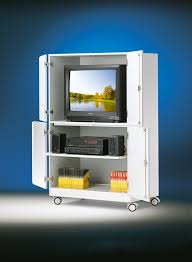Schrank mit 2 körben & türen 54x29xh66cm schränkchen holzschrank kommode weiß. Mobiler Tv Schrank Mit 4 Turen 1 Verstellbarer Boden Dos