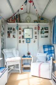 You also are going to want a deeper cavity to insulate, a 1×3 wall like some sheds are will end up being a very cold home.if you can't order the shed to have 2×4's then you'll need to build the wall inwards, if you go through that trouble consider getting a slightly larger shed and then you might as well go for thicker walls for more. 18 Beautiful Traditional Garden Room Design Ideas Real Homes Summer House Interiors Beach Hut Interior Shed Interior