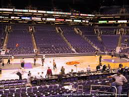 Venturing out further from the venue can find great parking deals. Phoenix Suns Arena View From Lower Level 103 Vivid Seats