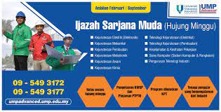 Sarjana muda sains komputer (kejuruteraan perisian) dengan kepujian. Info Sarjana Muda Separuh Masa Ump Posts Facebook