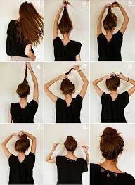 Easy Hairstyles Coiffures Chignon Facile Chignon Tutoriel Tuto Coiffure